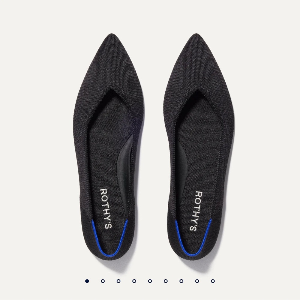 Rothy's The Point II Black Women's Flats